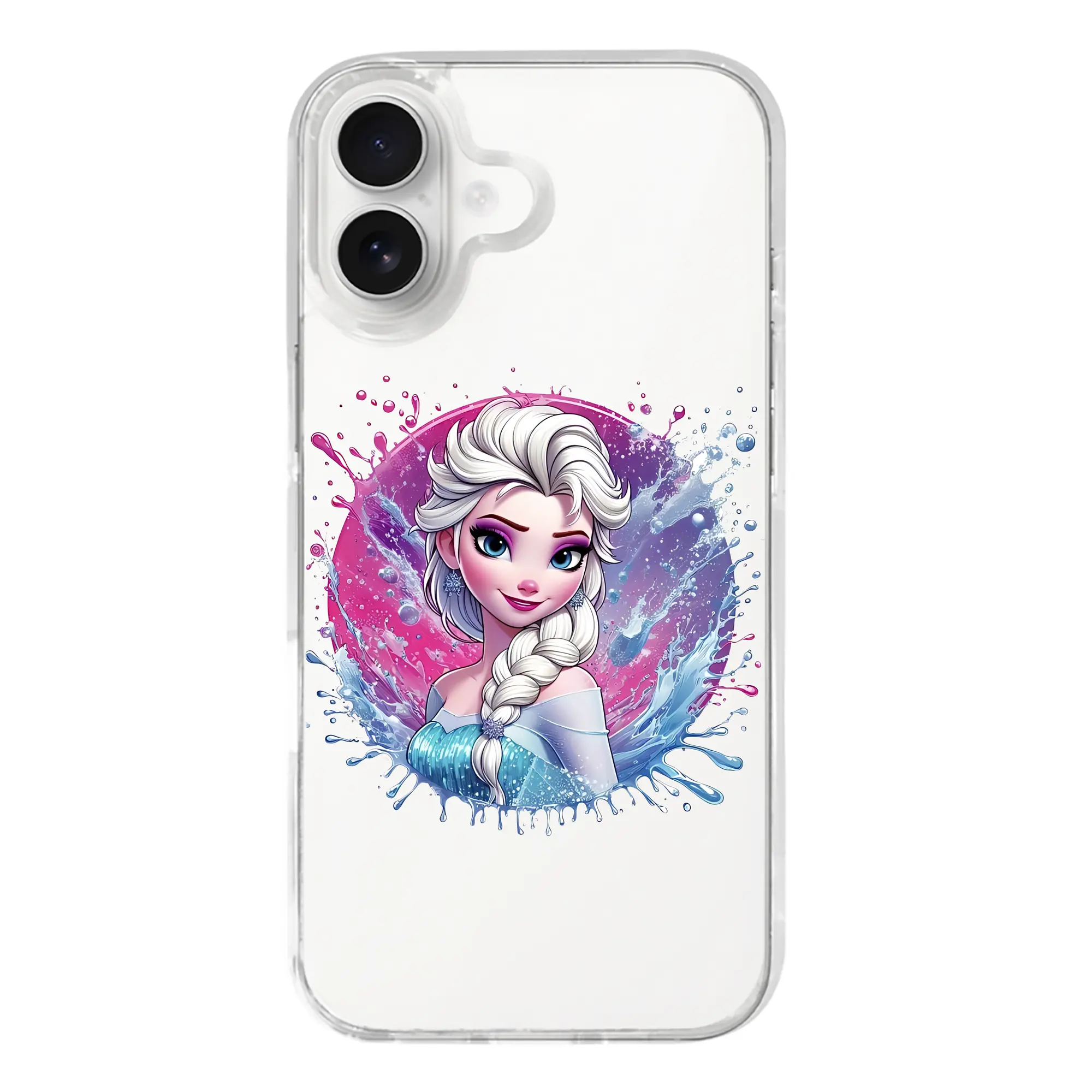 アナと雪の女王(Frozen) グッズ エルサ(Elsa) - iPhone 17シリーズ 透明スマホケース – 薄型・耐衝撃・精密フィット保護カバー